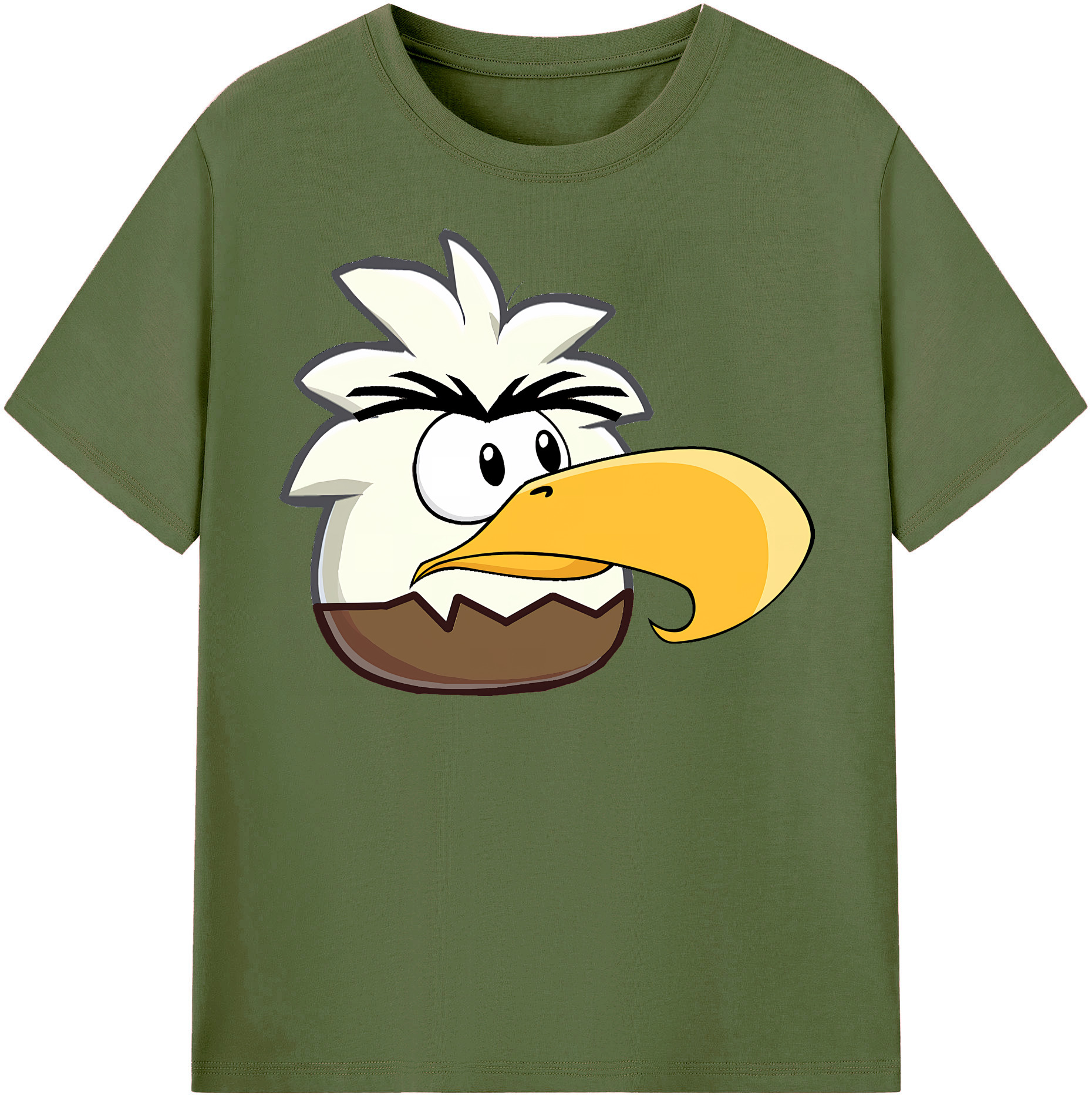 （画像用） Angry Birds アングリーバード 綿100％半袖Tシャツ（フロントプリント）
